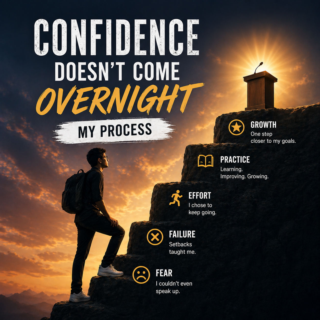 Confidence Doesn’t Come Overnight