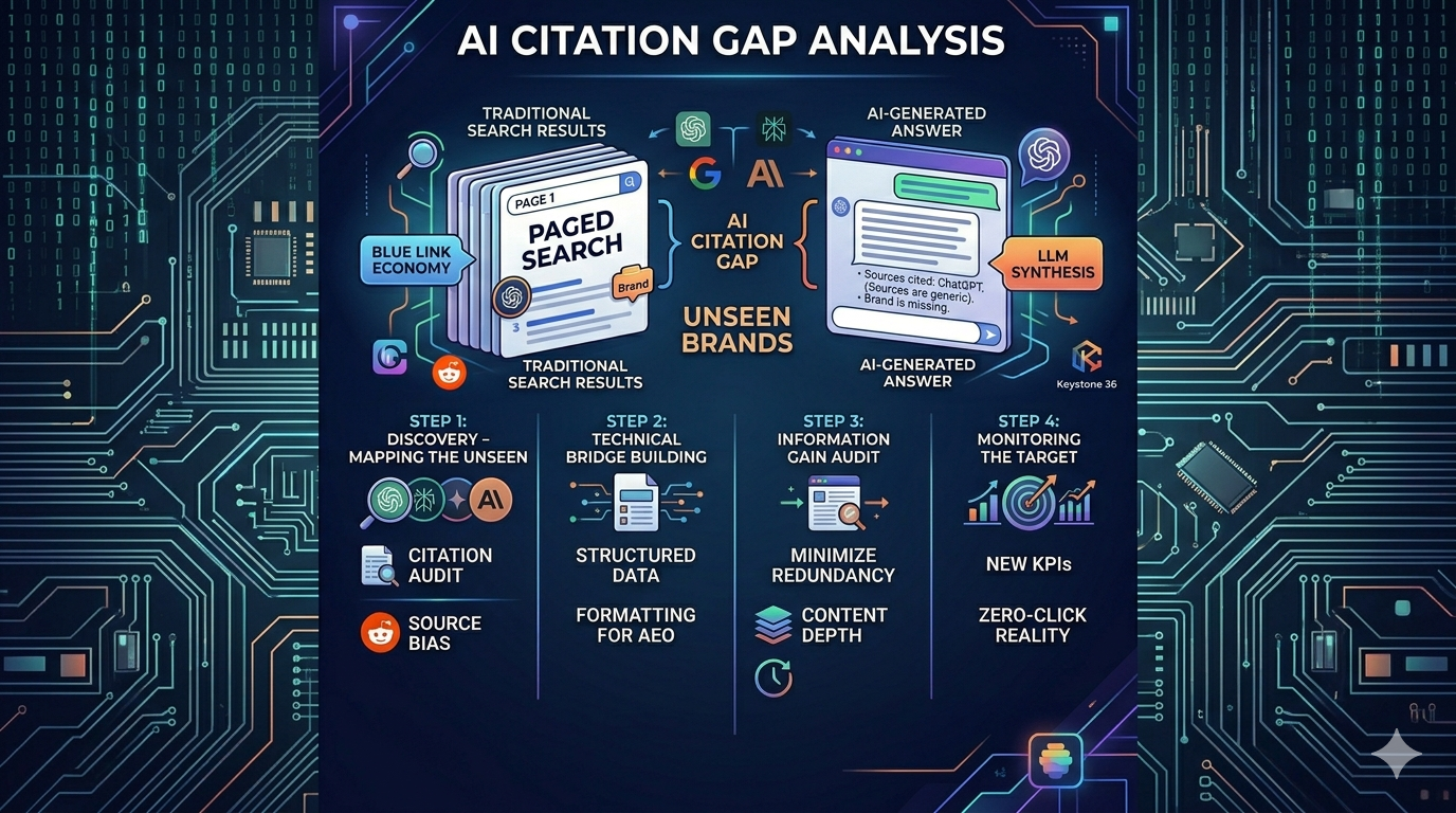 AI Citation Gap Analysis: Finding Where Your Brand Is Invisible